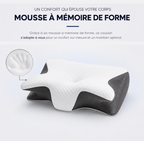 L'oreiller ergonomique 4 zones