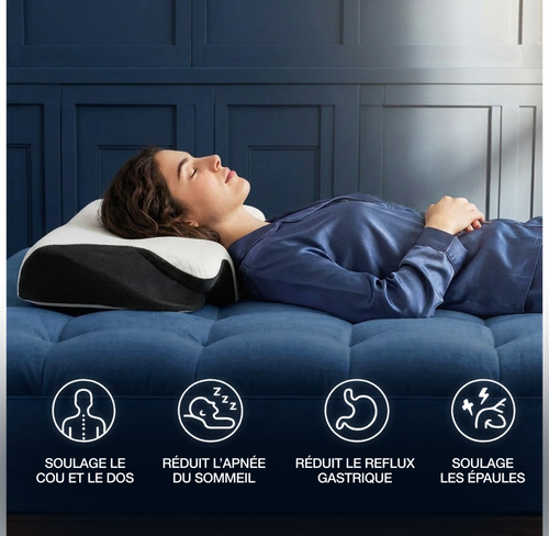 L'oreiller ergonomique 4 zones