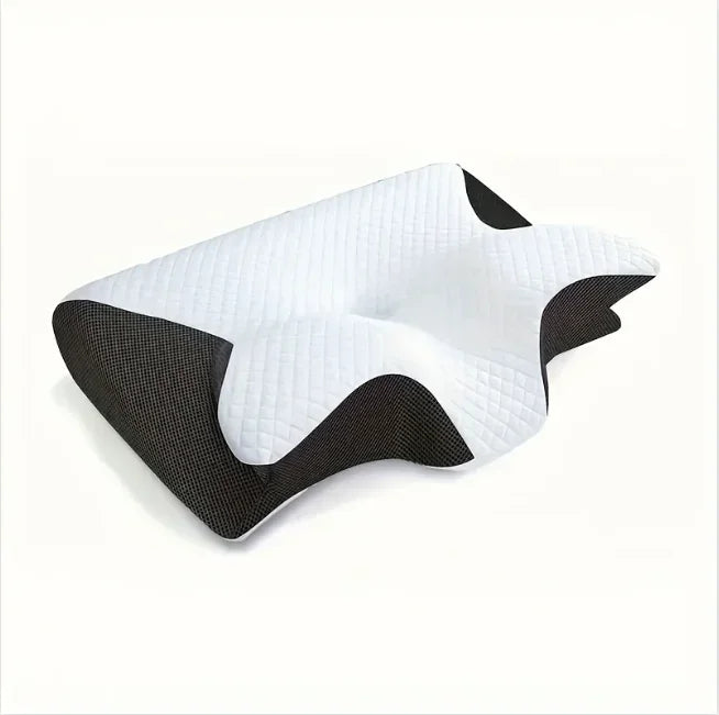 Neck Pain Relief Memory Foam Neck Pillow Ergonomic Orthopedic Cervical Support Breathable for Side Back Stomach Sleepers Bed